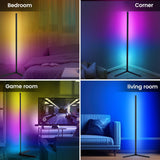 Smart RGB LED Corner Lamp with App and Remote Control