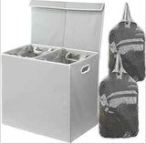 Foldable Double Laundry Hamper Storage