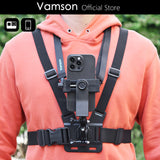 Smartphone Chest Strap Stand Rotatable Cell Phone Holder