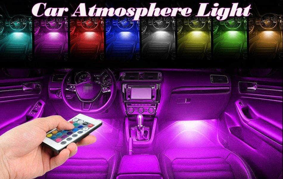 LED Car Interior Light Auto Atmosphere Lighting Kit (music sensor