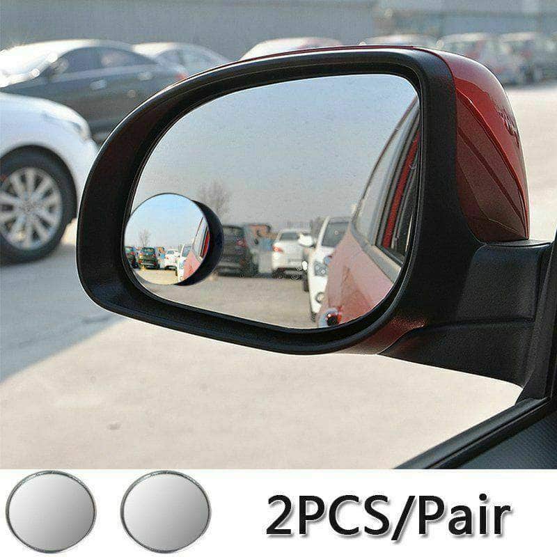2pcs/Set 360 High-definition Roundless Round Car Mirror Wide Angle Rou –